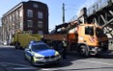 LKW blieb unter Bruecke haengen Koeln Deutz Deutz Muelheimerstr P175